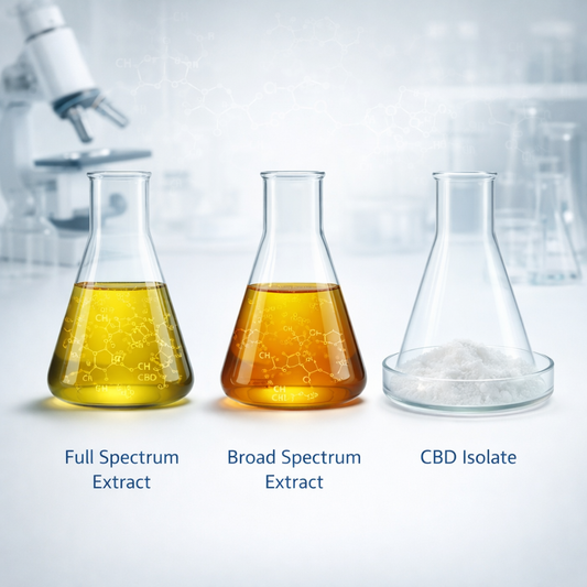 Full Spectrum vs Broad Spectrum vs CBD Isolate (2026 Guide)