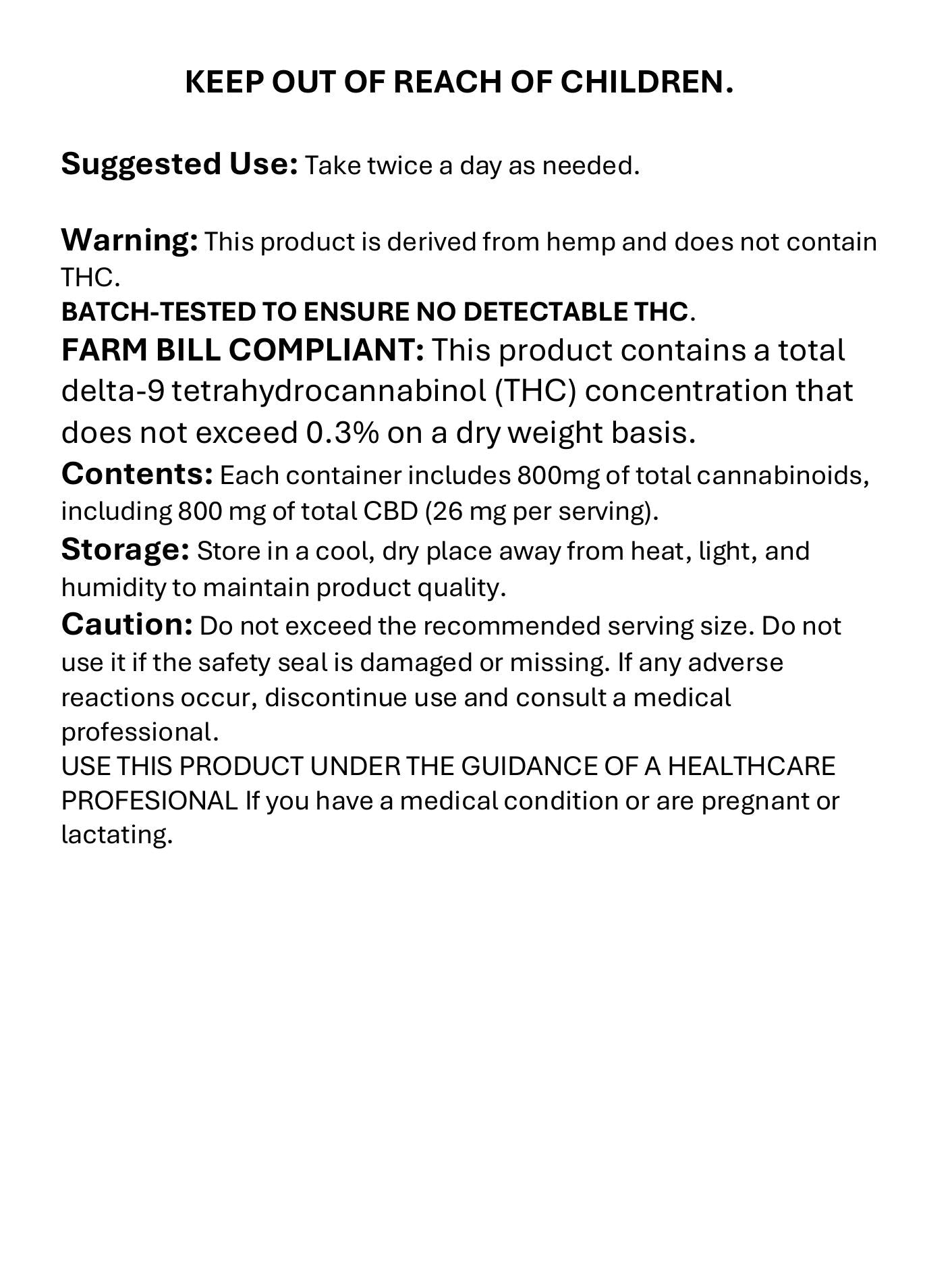 Pet Balance Full Spectrum CBD Drops (.3%THC)