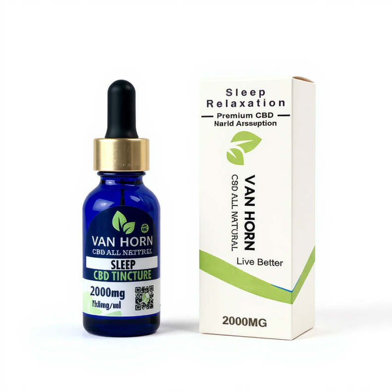 Broad Spectrum Sleep & Relaxation CBD + CBN Drops (0%THC)