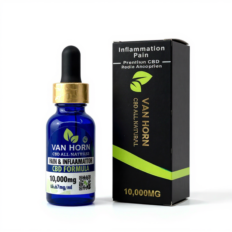 Broad Spectrum Aches & Relief CBD + CBG Drops (0%THC)