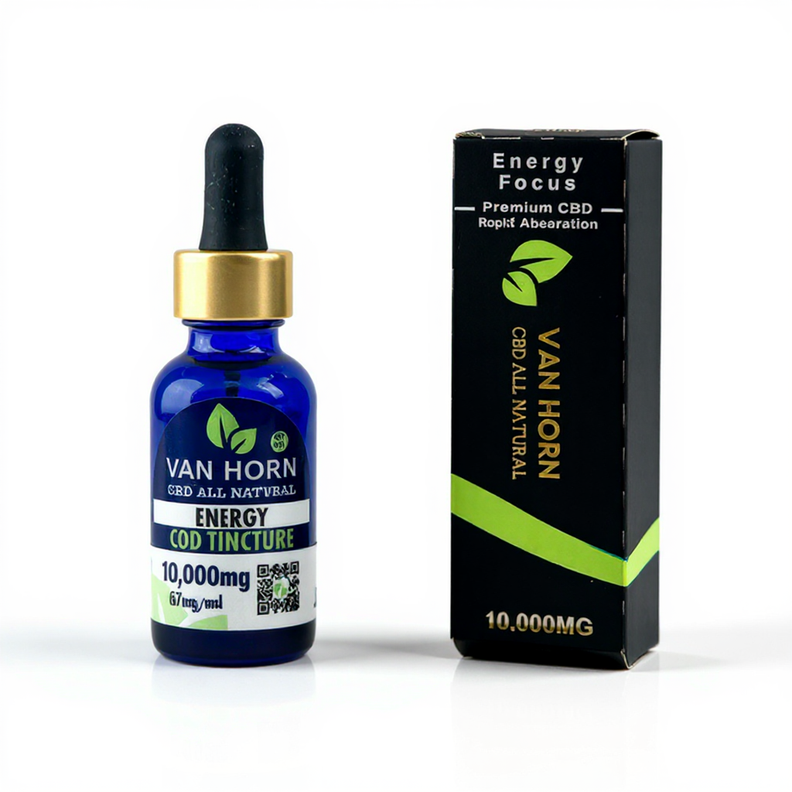 Broad Spectrum Energy & Focus CBD Drops (0%THC)