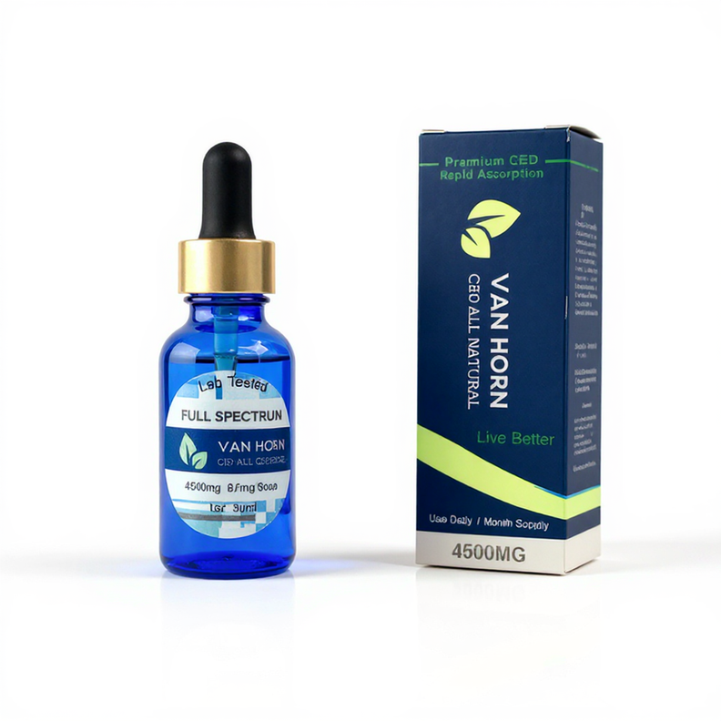 Full Spectrum CBD Drops | Van Horn CBD (.3%THC)