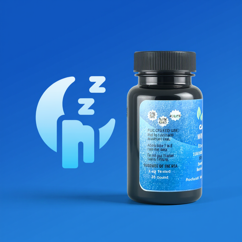 Broad Spectrum Night-time 33mg CBD + 17mg CBN Capsules (0%THC)