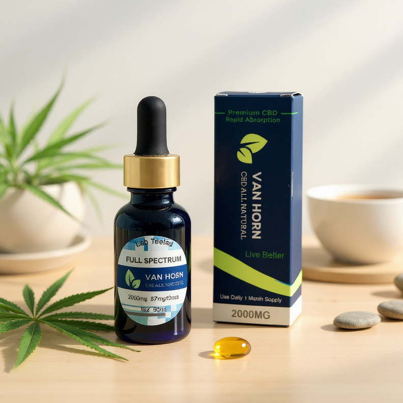 Full Spectrum CBD Drops | Van Horn CBD (.3%THC)