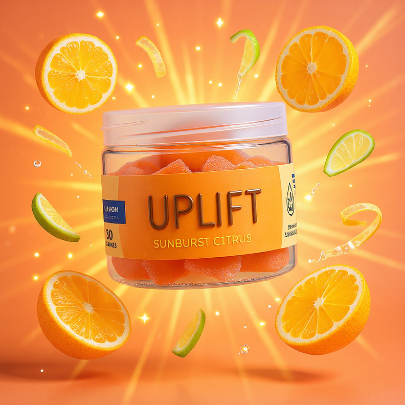 UPLIFT Full Spectrum Gummies 5mg THCV - B12 | 30 Count
