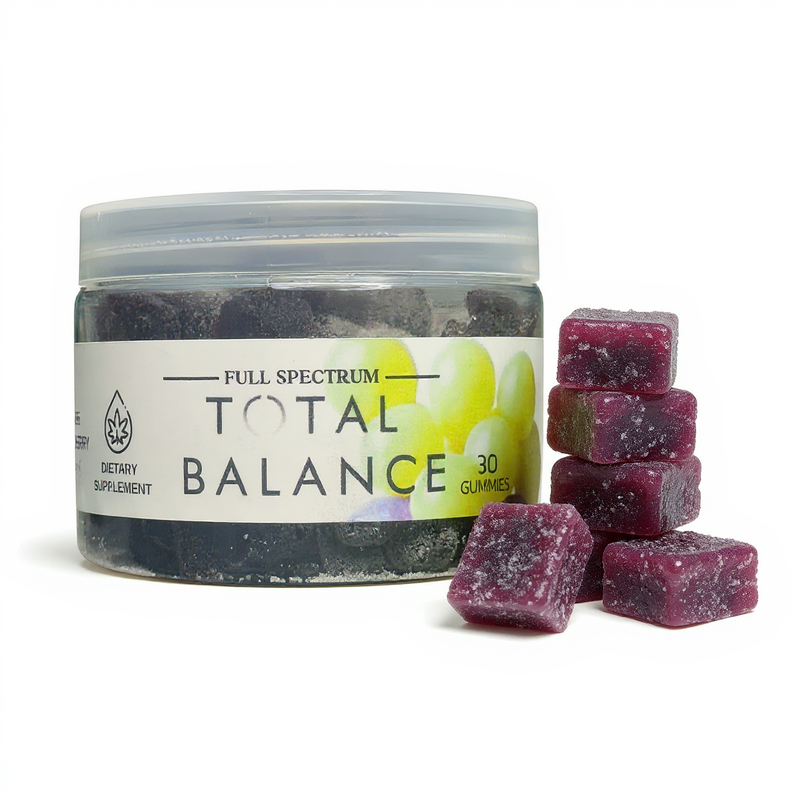 Total Balance Full Spectrum CBD Gummies (0.3%THC)