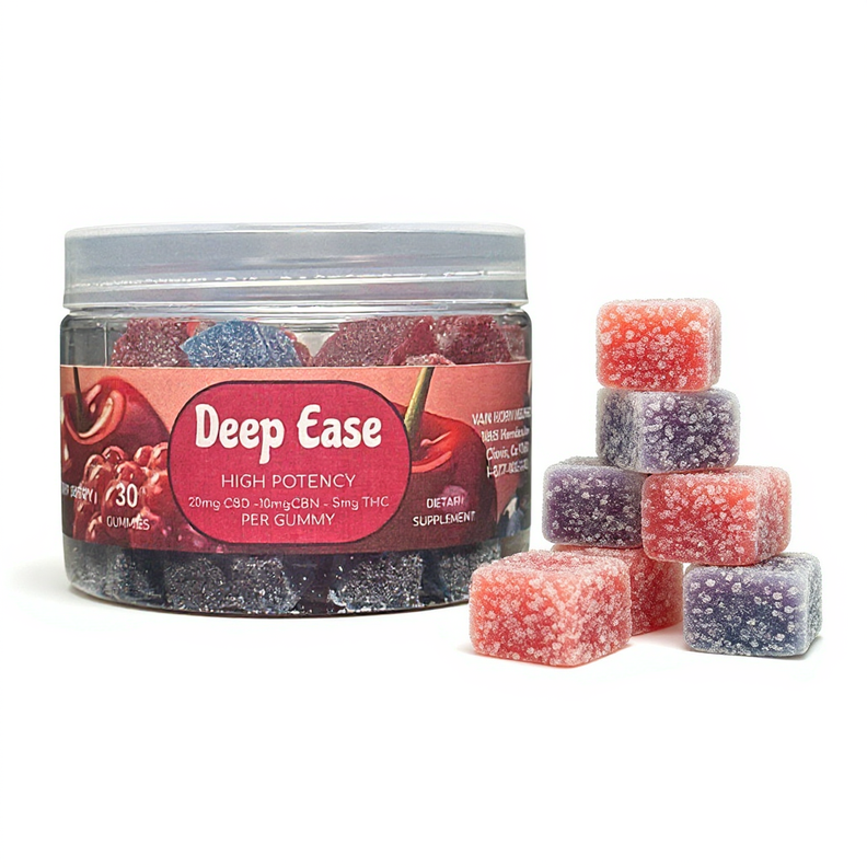 Deep Ease Full Spectrum 20mg CBD | 10mg CBN | 5mg THC | 30 Count