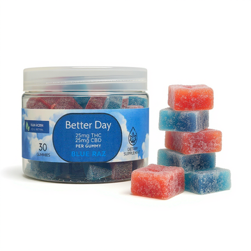 Full Spectrum Better Day 25mg THC - 25mg CBD Gummies