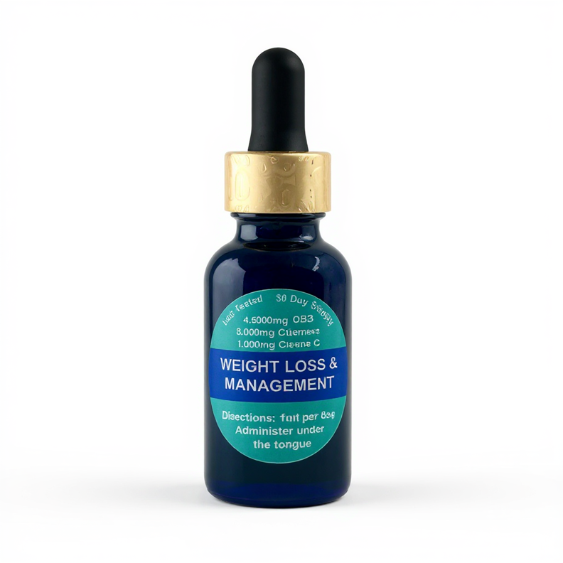 Broad Spectrum Weight Management CBD Drops | Vanilla (0%THC)