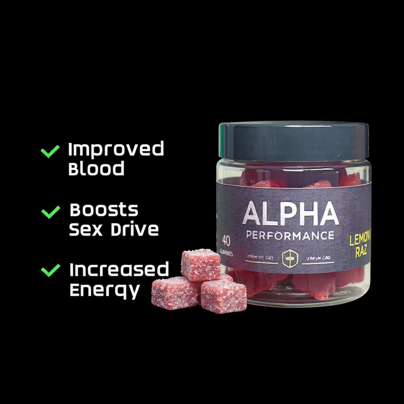 Alpha Performance Gummies (ED) | Van Horn CBD (0%THC) | 40 Count