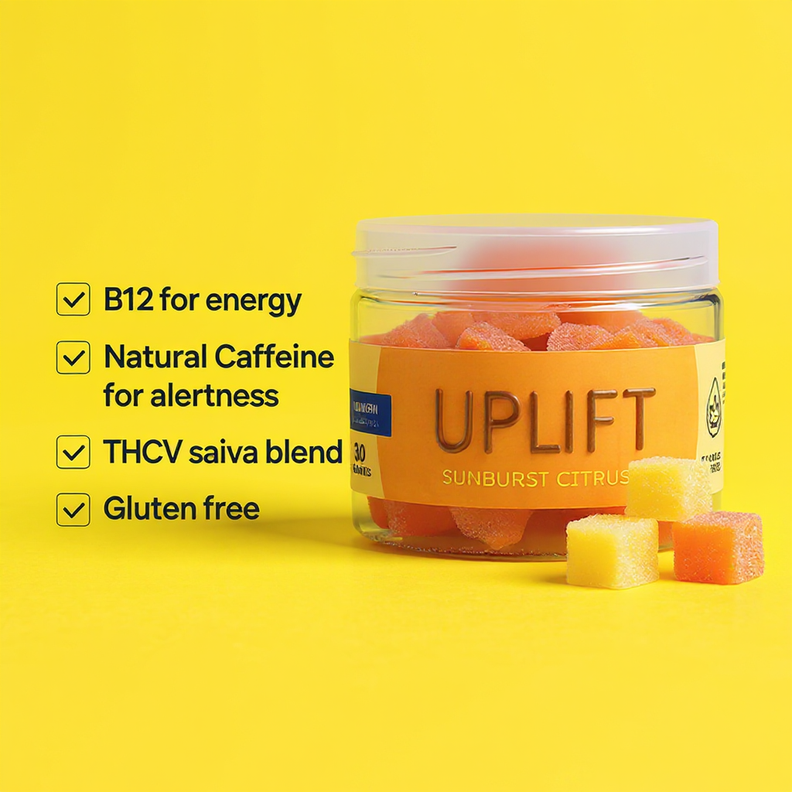 UPLIFT Full Spectrum Gummies 5mg THCV - B12 | 30 Count