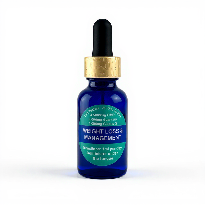 Broad Spectrum Weight Management CBD Drops | Vanilla (0%THC)