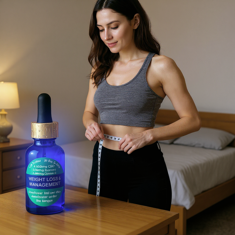 Broad Spectrum Weight Management CBD Drops | Vanilla (0%THC)