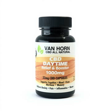 Broad Spectrum Senior Booster 33mg CBD Capsules (0%THC)